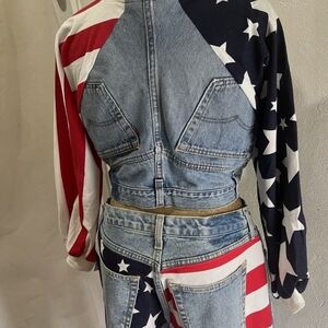 Fredericks of Hollywood denim outfit RARE
